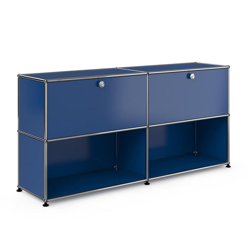 USM Sideboard With 2 Falling Boards Above